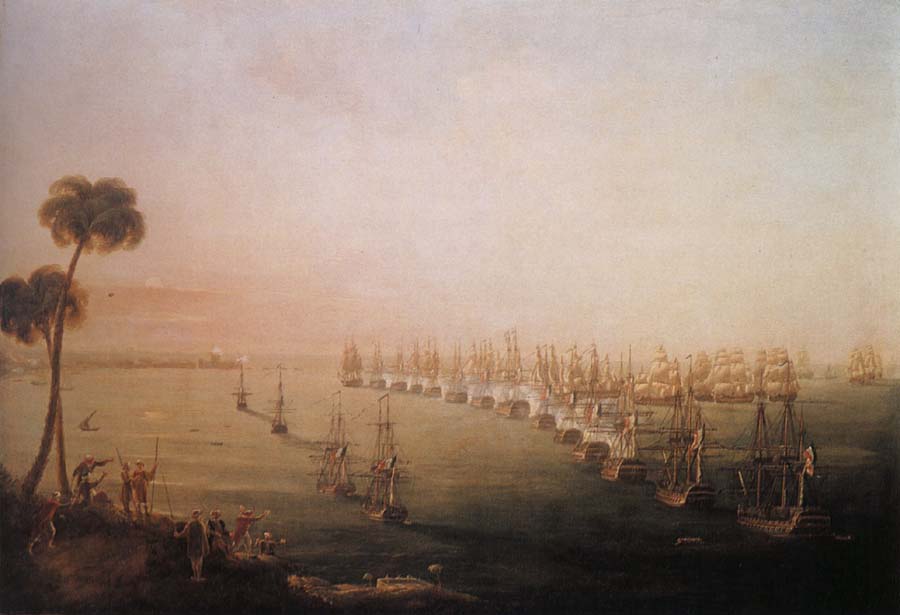 The Battle of the Nile,1 August 1798